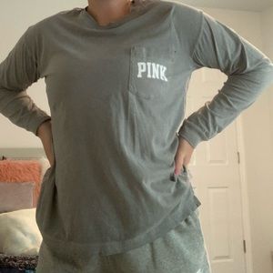 Pink Long sleeve Tee